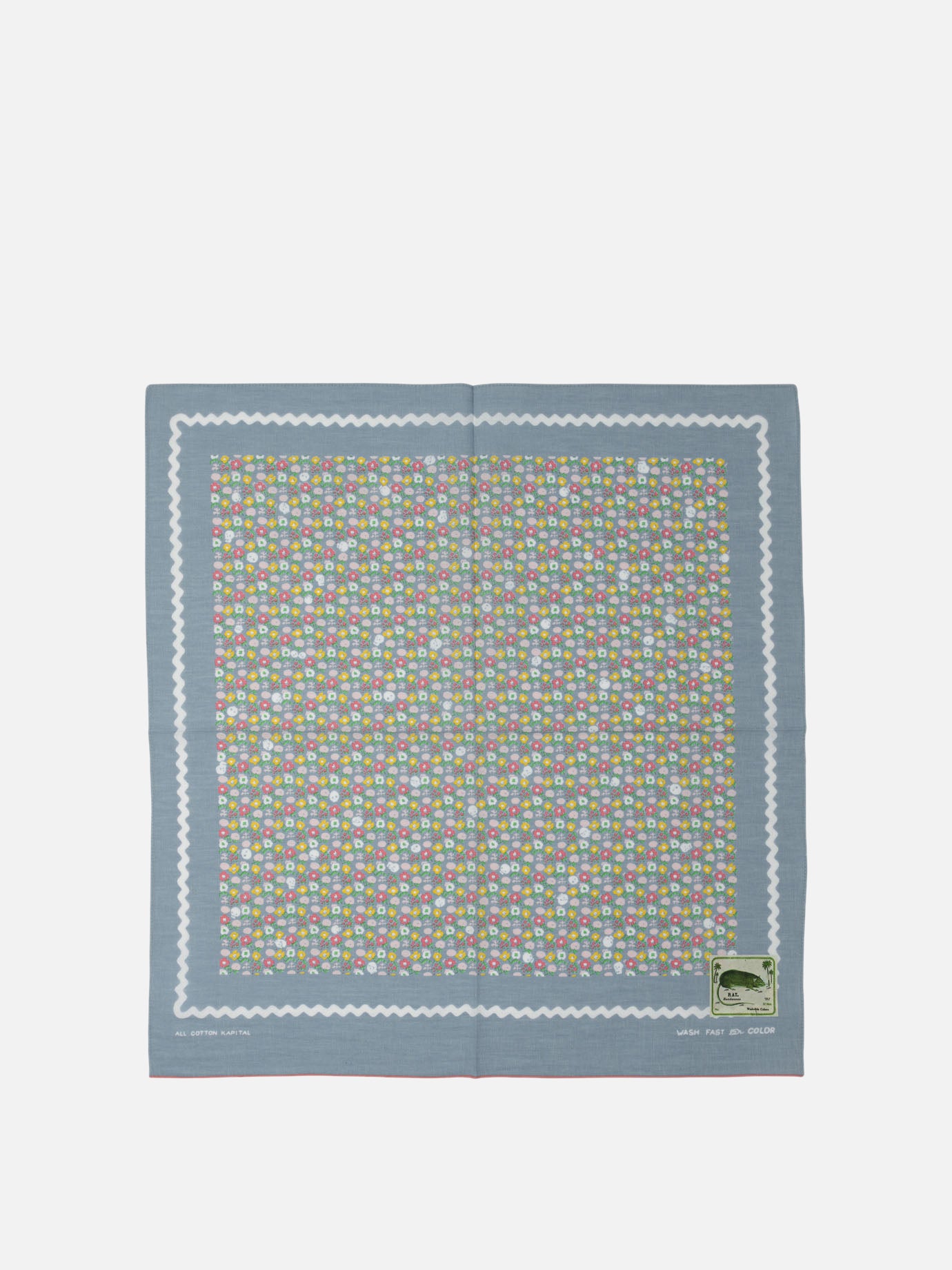 Silk scarves 100% cotton  Light blue - KAPITAL Men | PDP | VIETTI Online Store | thumbnail