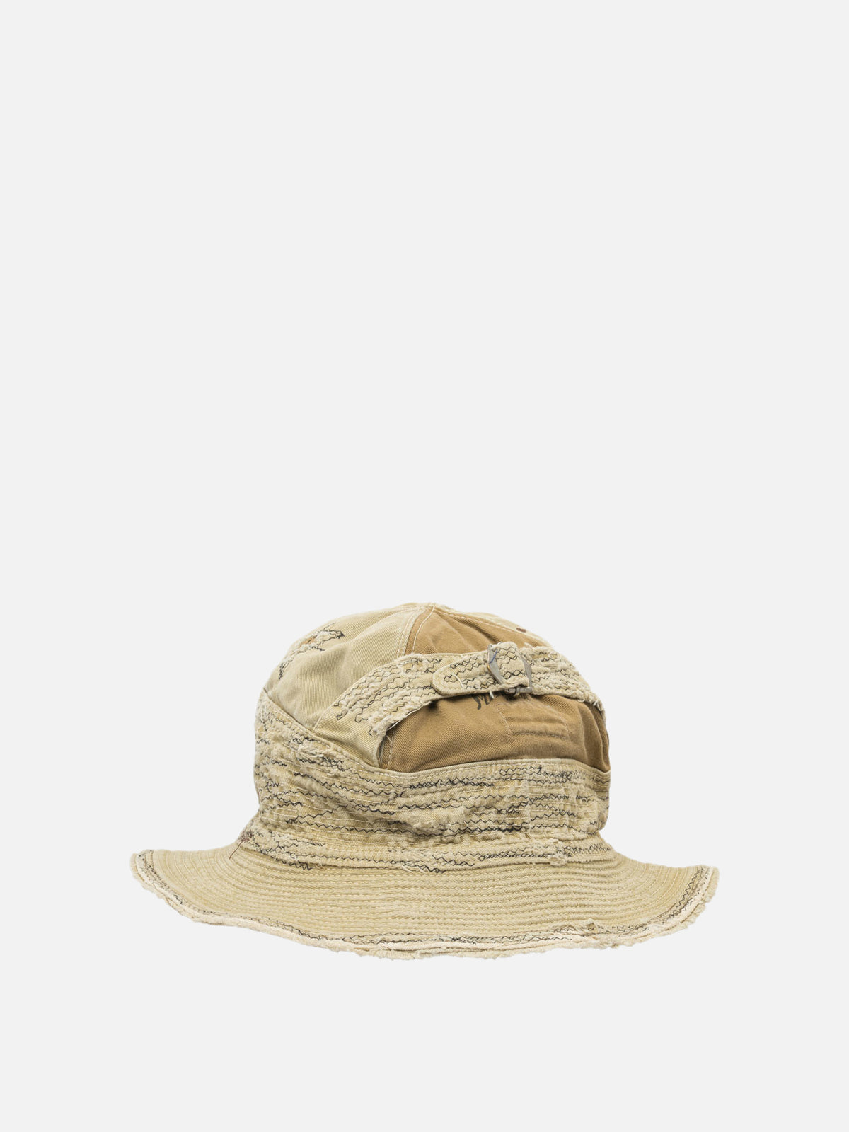 KAPITAL "The Old Man and the Sea" bucket hat Beige