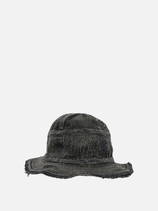 KAPITAL "The Old Man and the Sea" bucket hat Black

