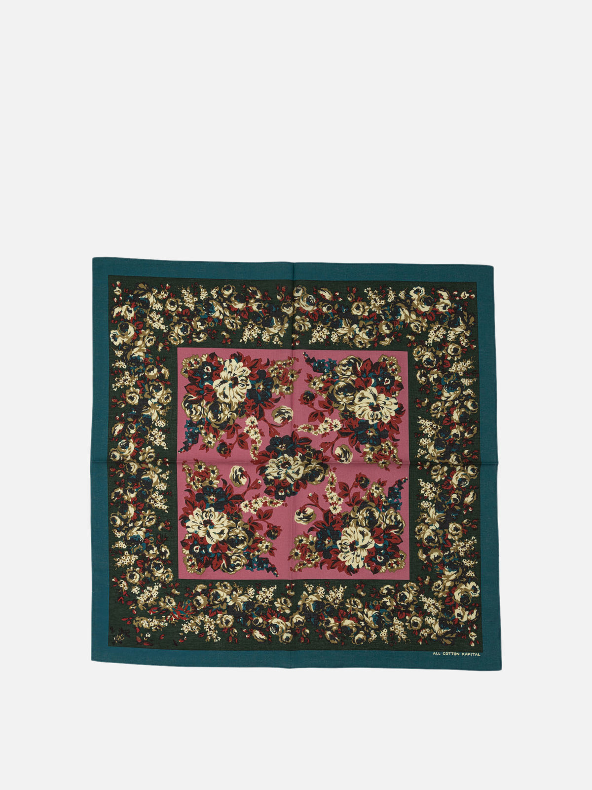 KAPITAL "Nadeshiko" scarf Green