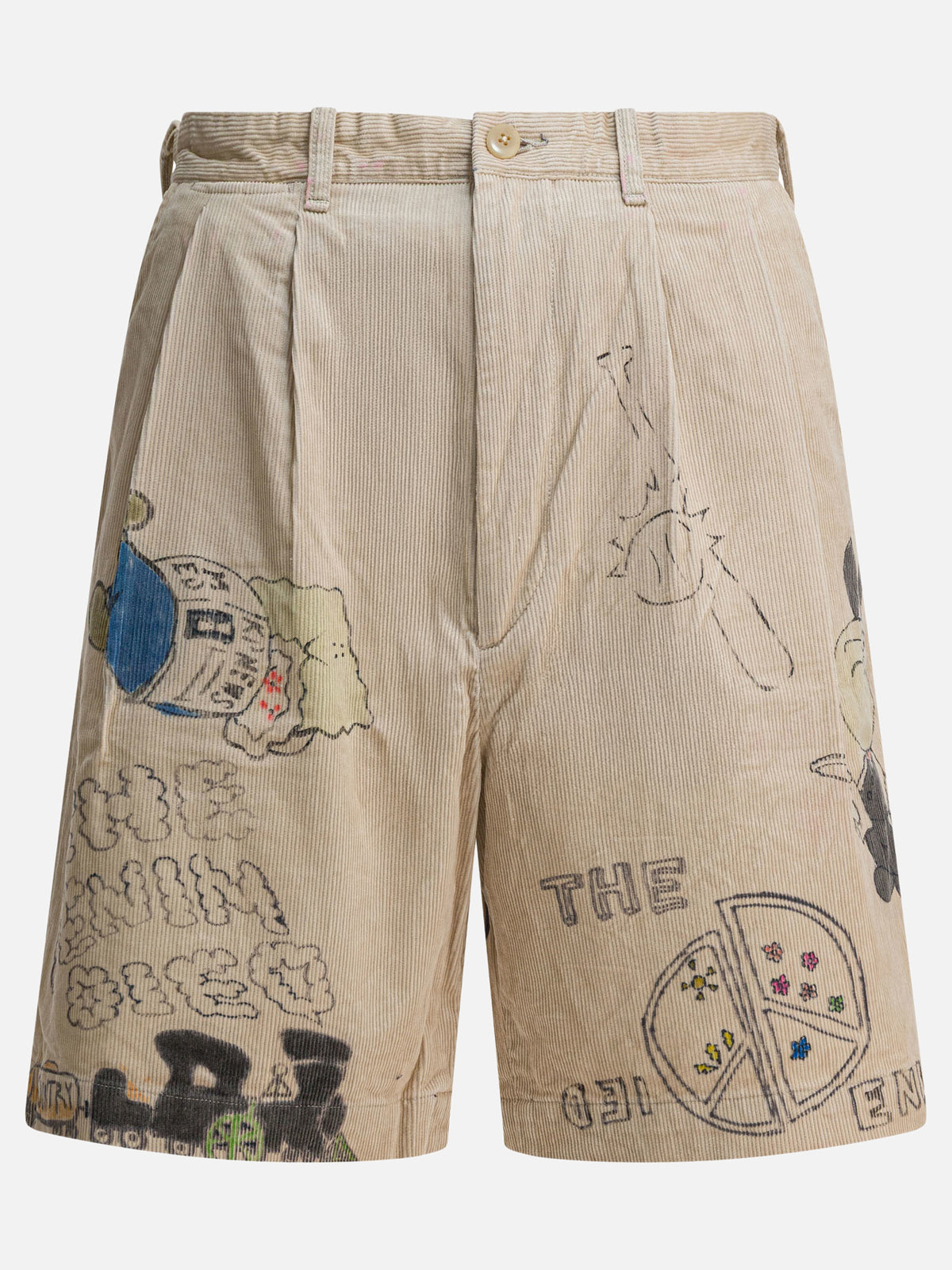KAPITAL "Ivy 14W" shorts Beige