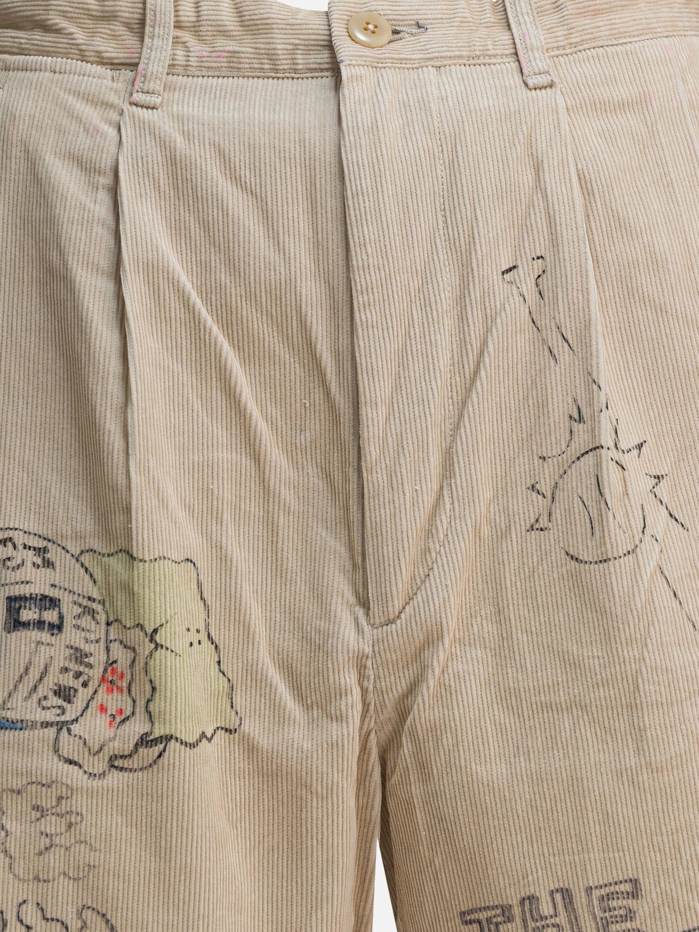 Short cinque tasche Print  Beige - KAPITAL Uomo | PDP | VIETTI Online Store | Zoom-Modal_3
