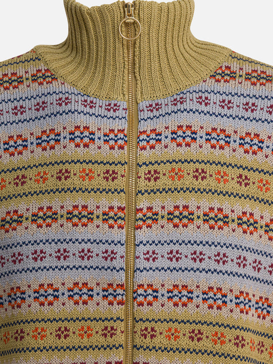 KAPITAL "Fair Isle" Vest Beige

