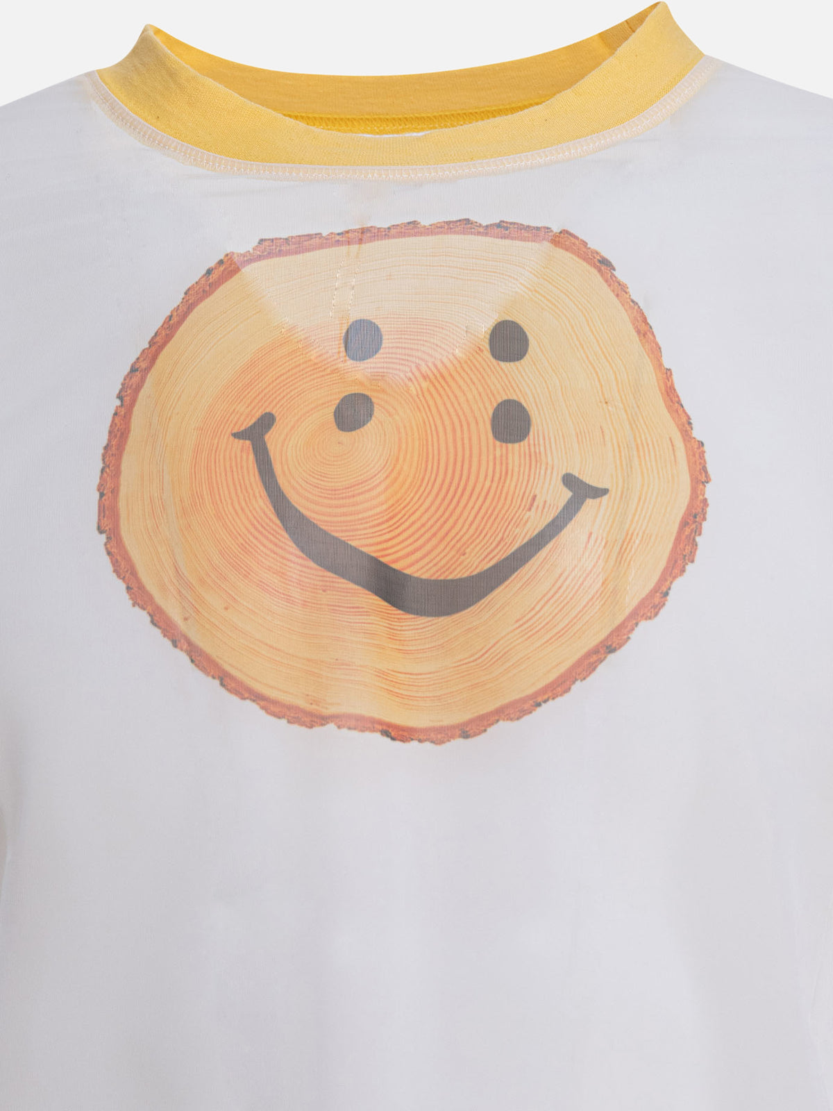 KAPITAL T-shirt "Ringer Rainbowy" Bianco - VIETTI