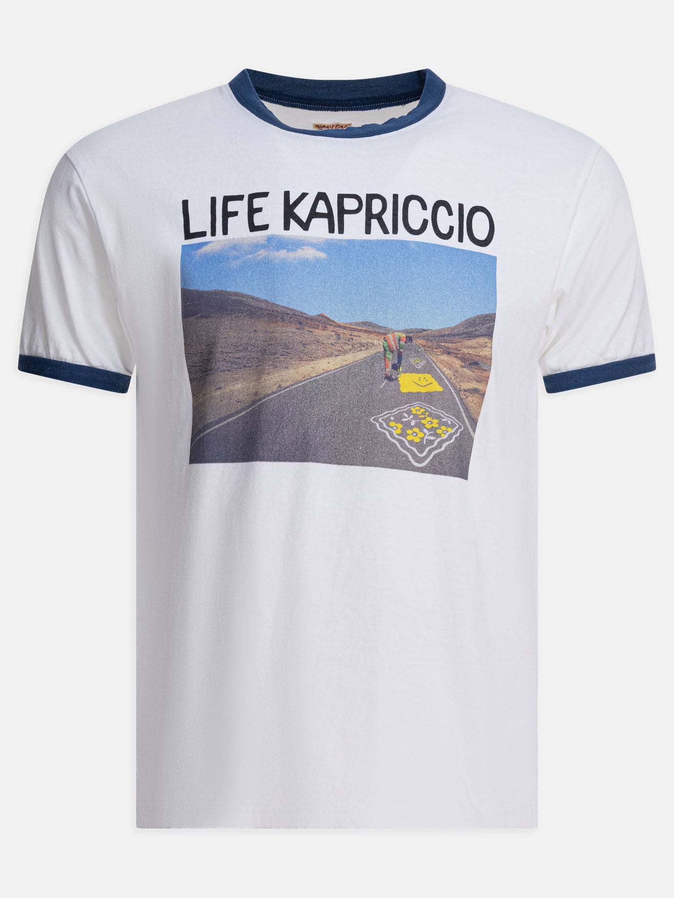 Crewneck t-shirts Print  White - KAPITAL Men | PDP | VIETTI Online Store | thumbnail