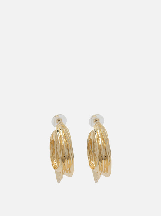 Self-portrait Hoop earrings Gold

