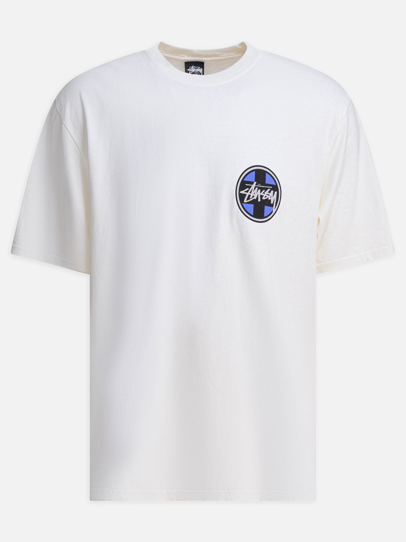 T-shirt girocollo Logo  Beige - Stüssy Uomo | PDP | VIETTI Online Store | Zoom-Modal
