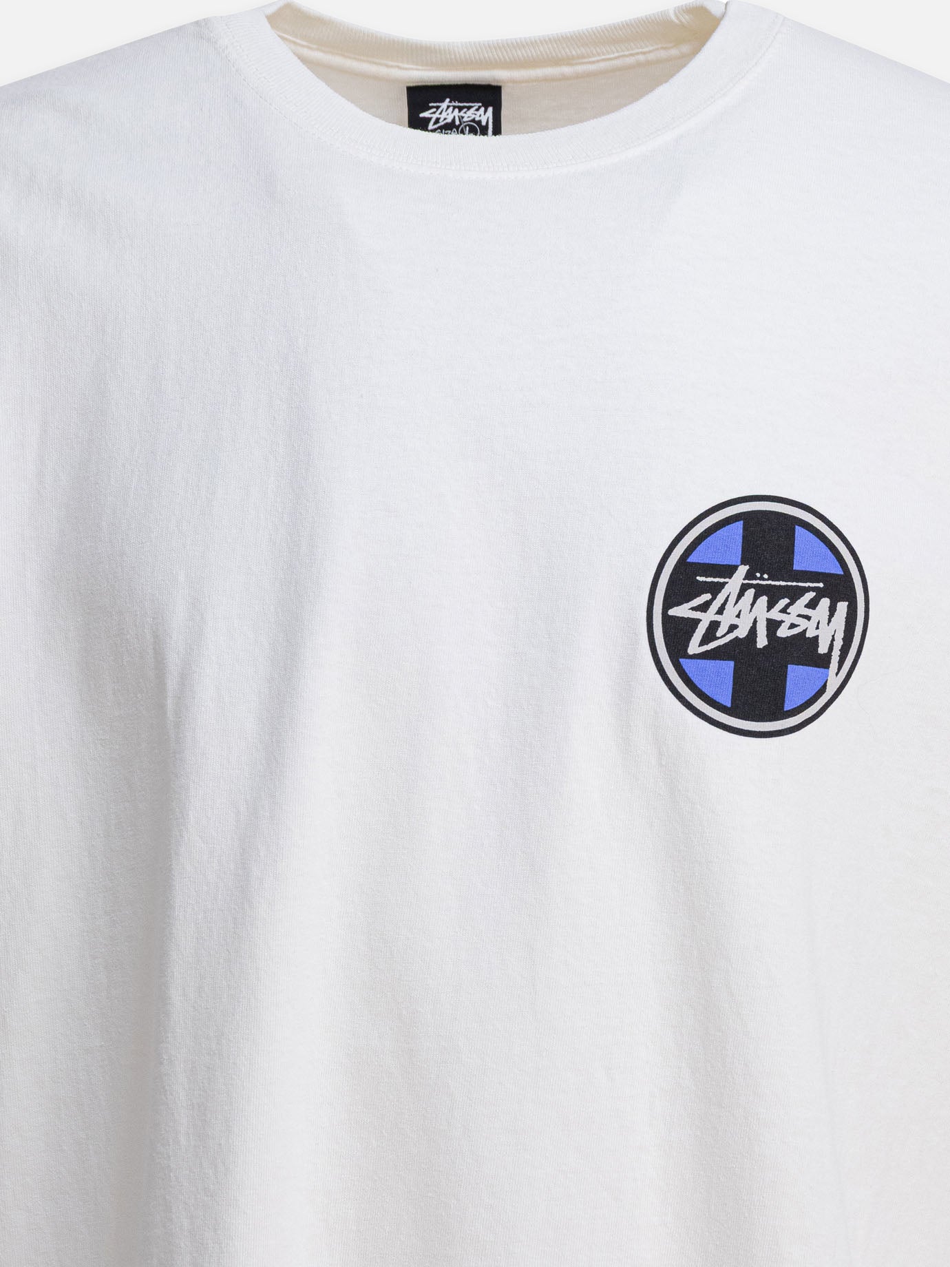 T-shirt girocollo Logo  Beige - Stüssy Uomo | PDP | VIETTI Online Store | thumbnail_3
