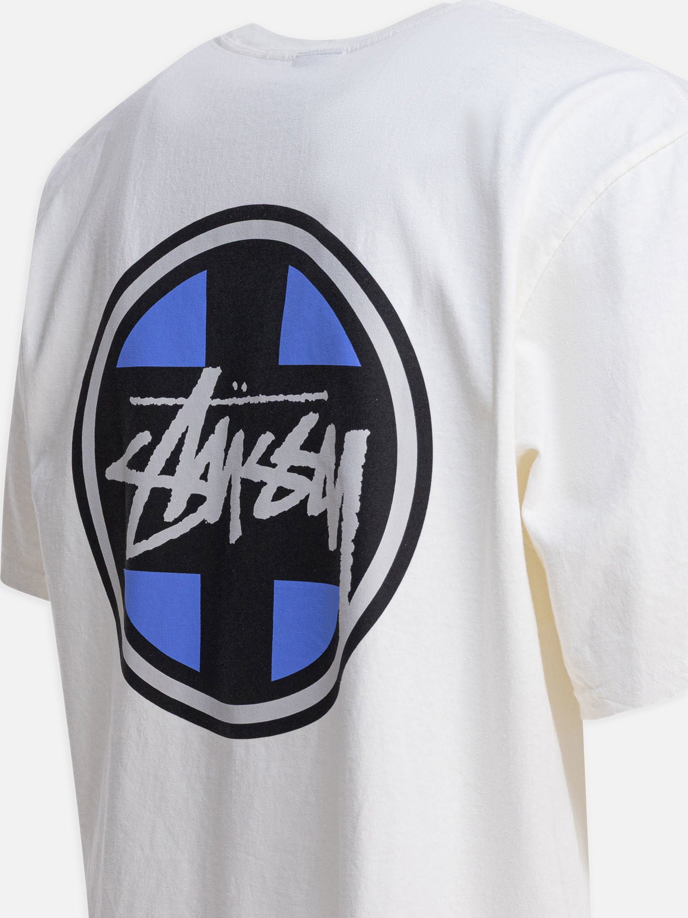 T-shirt girocollo Logo  Beige - Stüssy Uomo | PDP | VIETTI Online Store | thumbnail_4