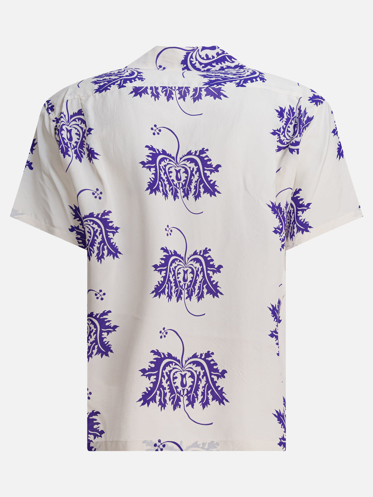 Sun Surf "Hibiscus Coral" Shirt White - VIETTI