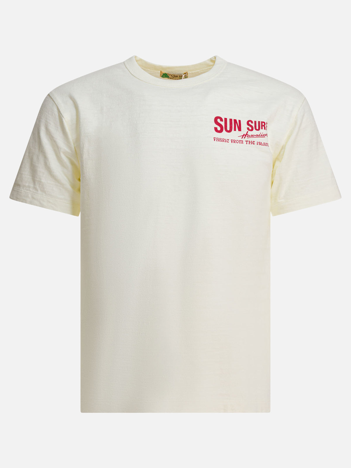 Sun Surf T-shirt with logo Beige - VIETTI