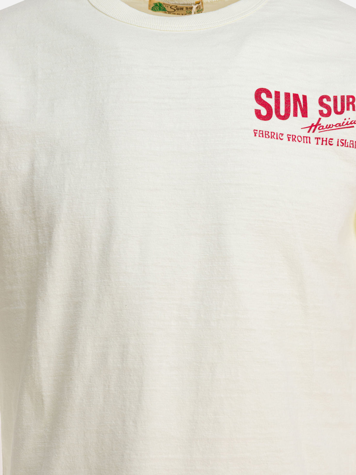 Sun Surf T-shirt with logo Beige