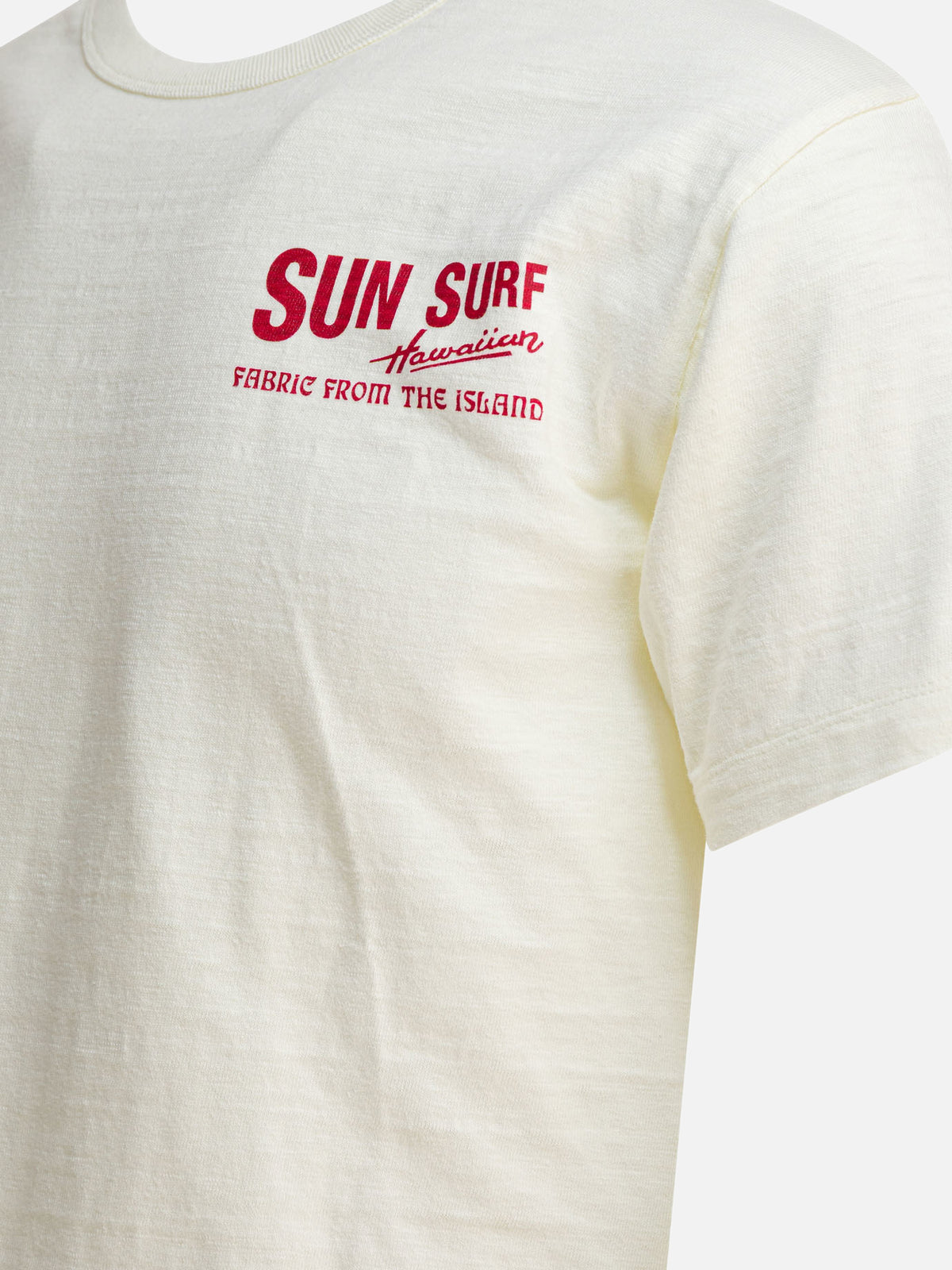 Sun Surf T-shirt with logo Beige