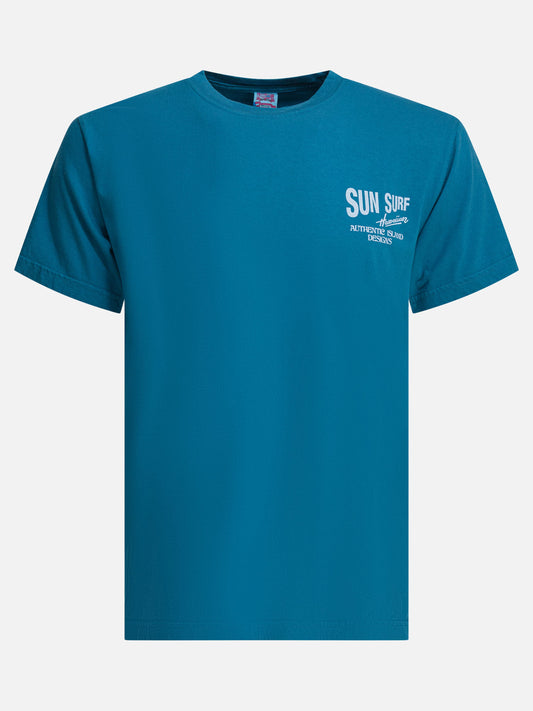 T-shirt girocollo Logo  Blu - Sun Surf Uomo | PLP | VIETTI Online Store 
