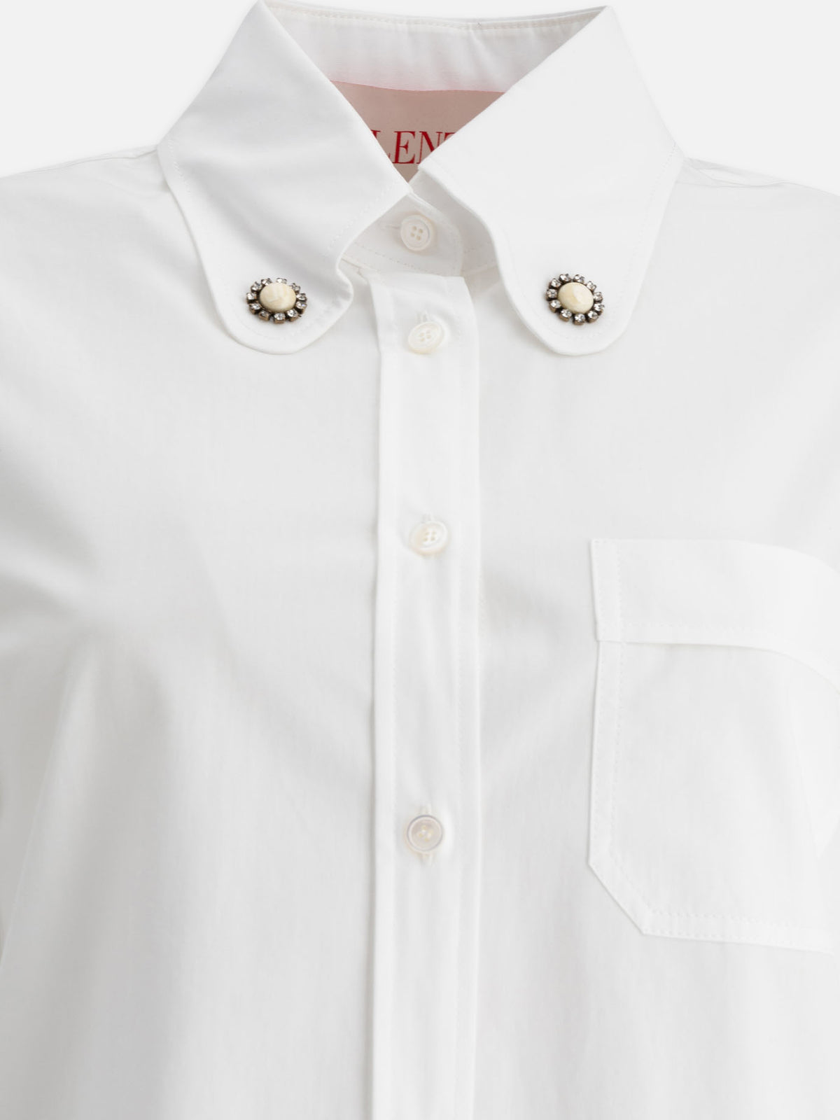 Valentino Camicia in popeline di cotone Bianco - VIETTI