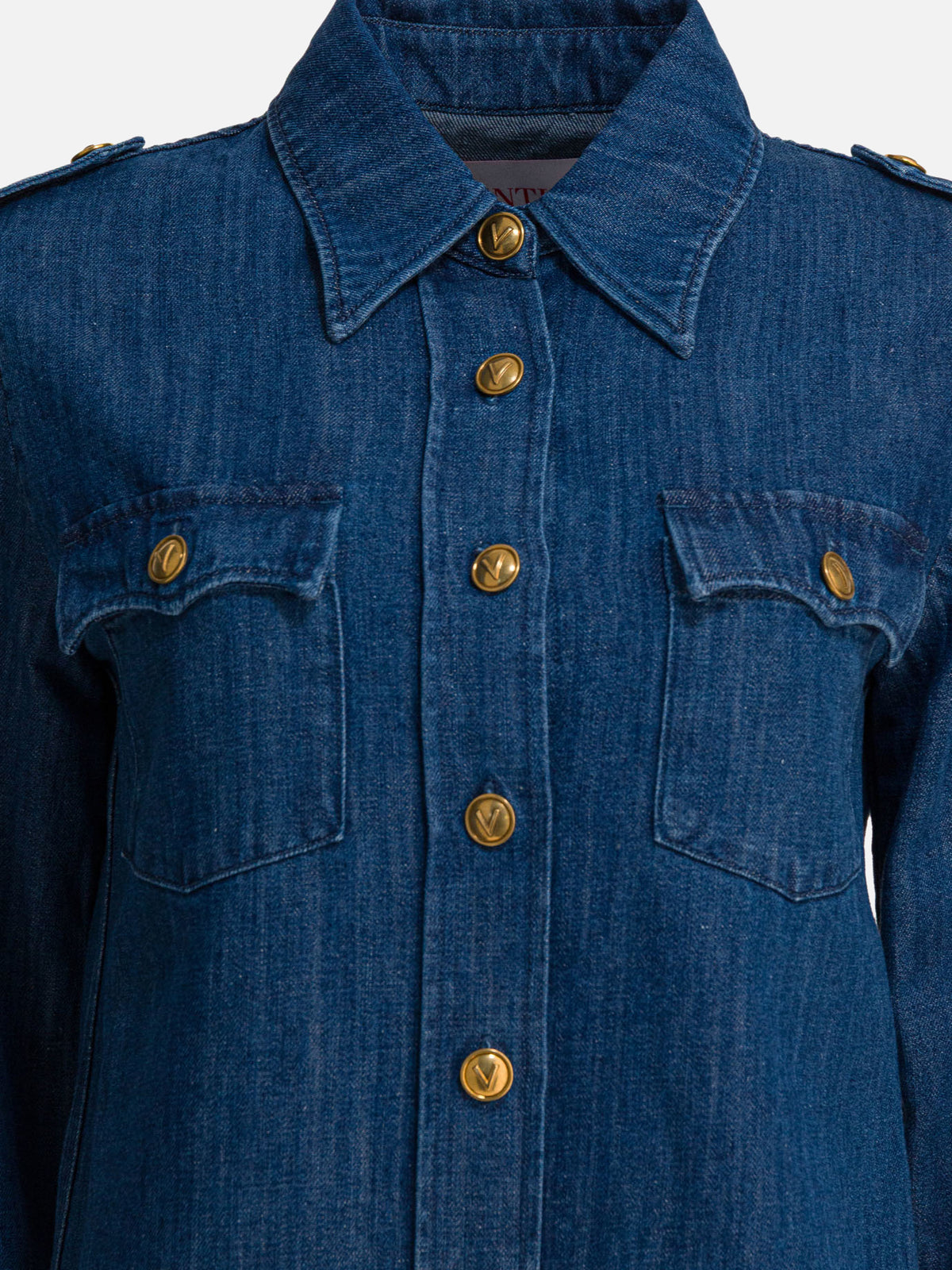 Valentino Western style shirt Blue - VIETTI
