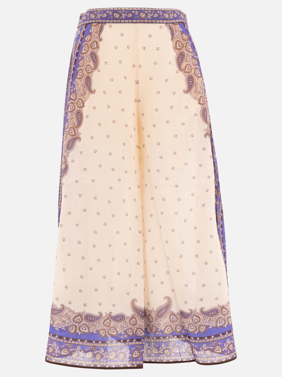 Zimmermann Maxine" wide-leg pants Beige