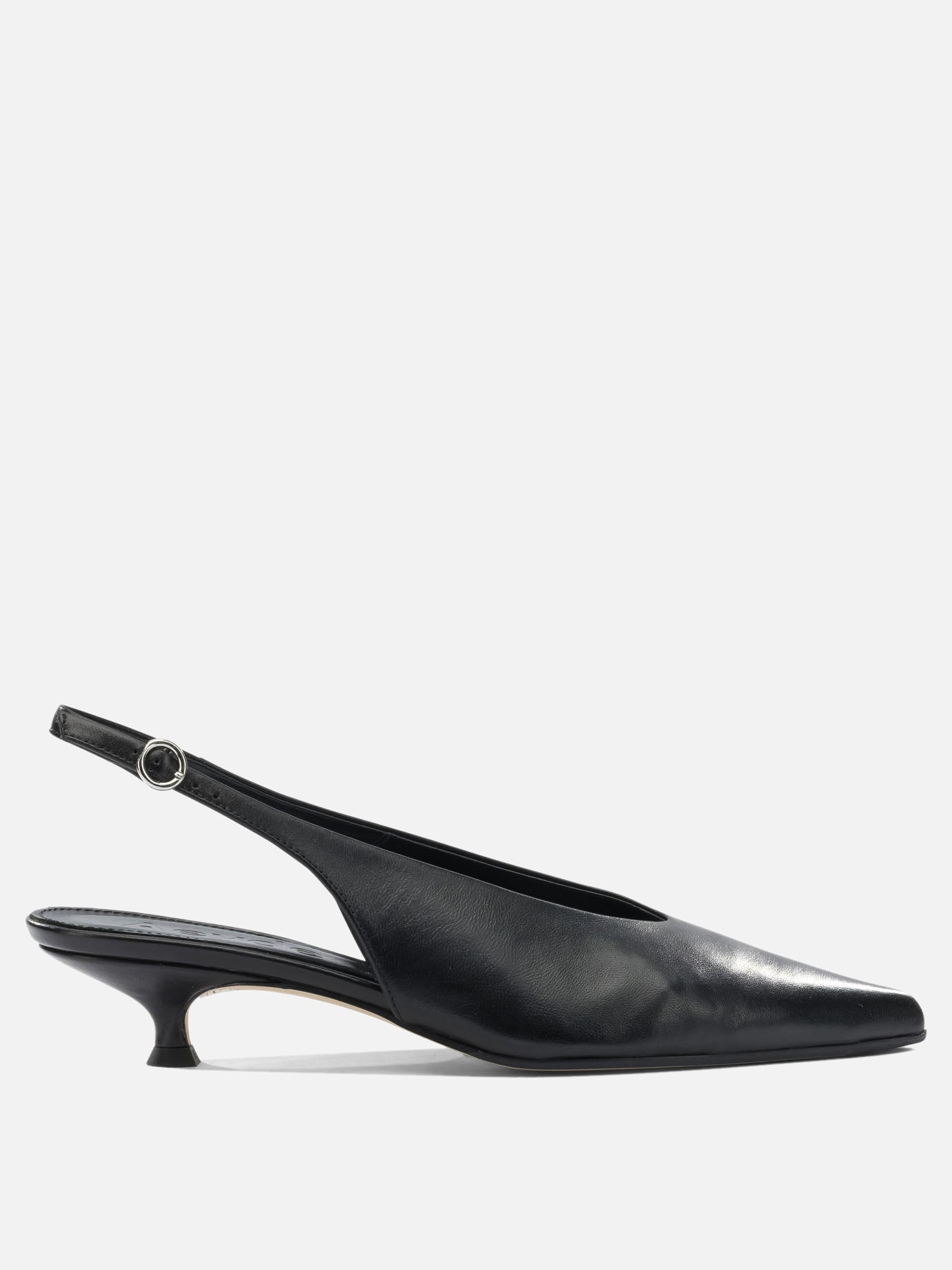 Slingbacks 100% nappa leather - 90% cow leather 10% rubber  Black - Aeyde Women | PDP | VIETTI Online Store | Zoom-Modal
