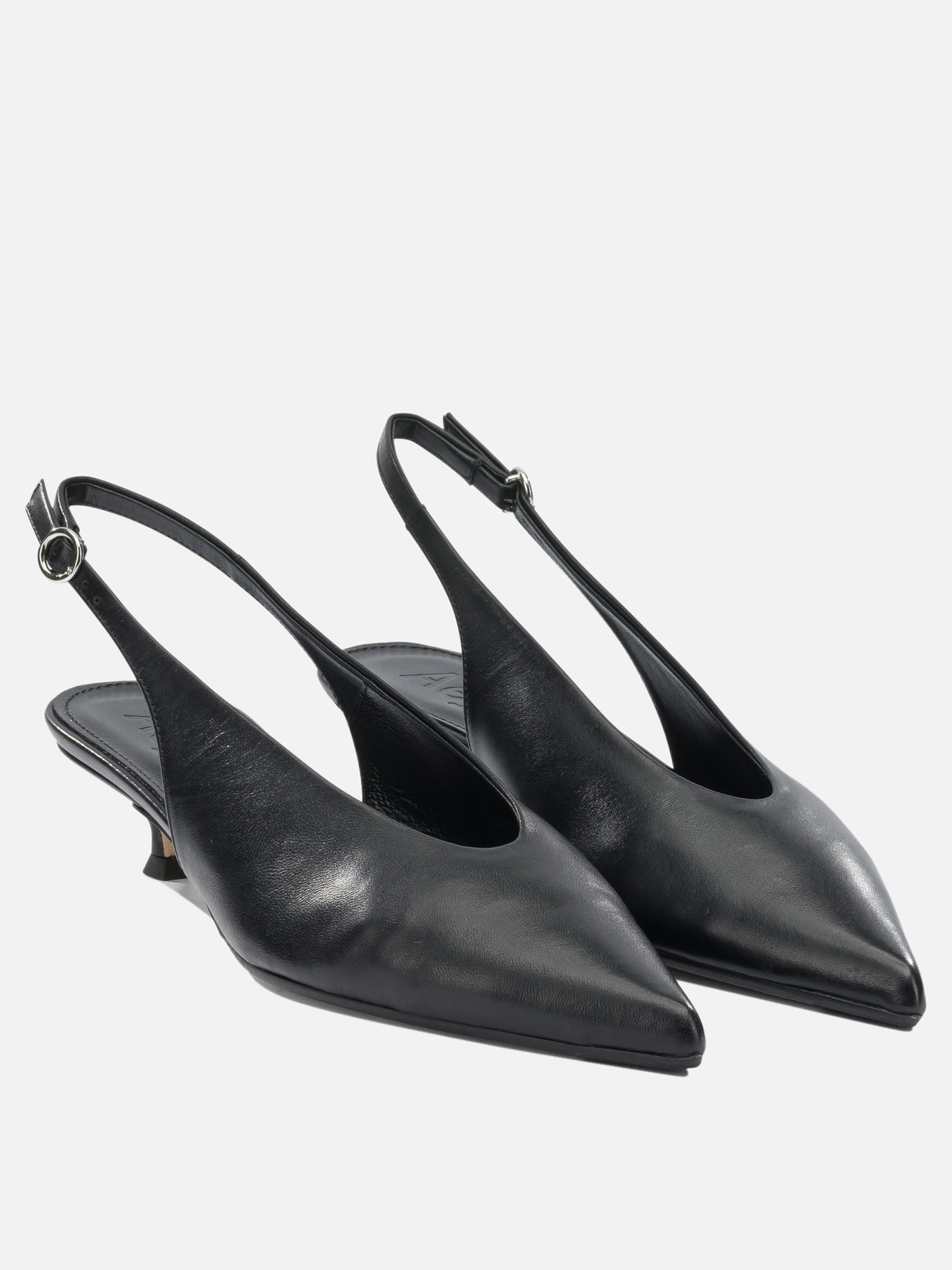 Slingbacks 100% nappa leather - 90% cow leather 10% rubber  Black - Aeyde Women | PDP | VIETTI Online Store | Zoom-Modal_2
