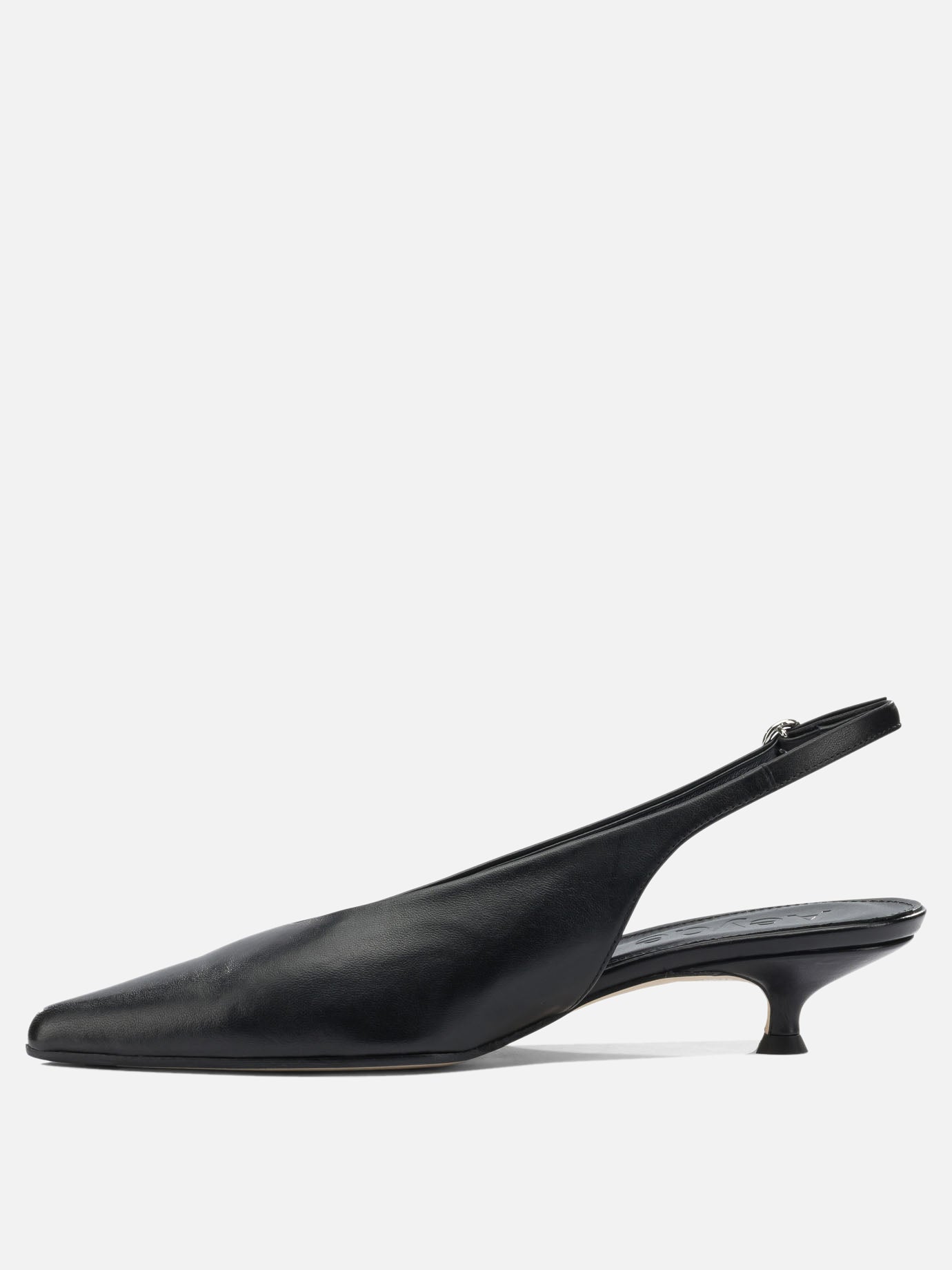 Slingbacks 100% nappa leather - 90% cow leather 10% rubber  Black - Aeyde Women | PDP | VIETTI Online Store | thumbnail_3