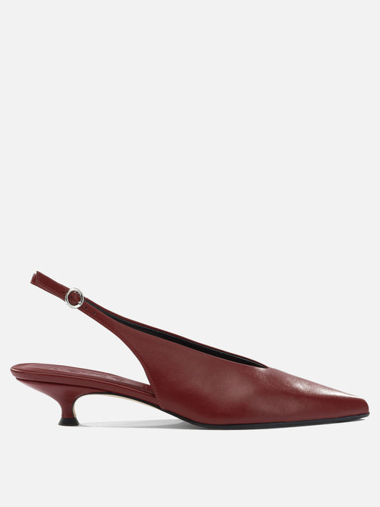 Slingbacks 100% nappa leather - 90% cow leather 10% rubber  Bordeaux - Aeyde Women | PLP | VIETTI Online Store 
