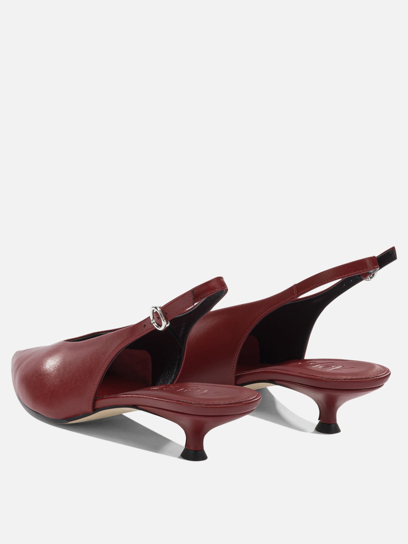 Slingbacks 100% nappa leather - 90% cow leather 10% rubber  Bordeaux - Aeyde Women | PDP | VIETTI Online Store | Zoom-Modal_4
