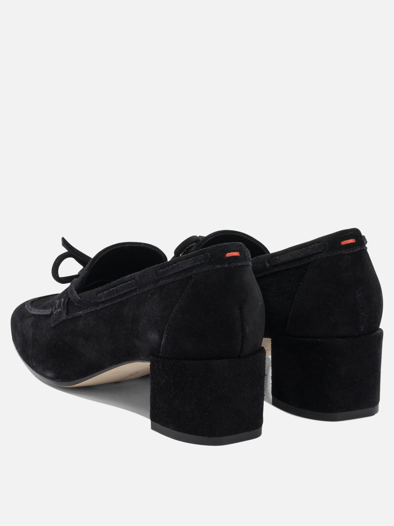 Loafers 100% cow suede leather - 100% cow leather  Black - Aeyde Women | PDP | VIETTI Online Store | Zoom-Modal_4
