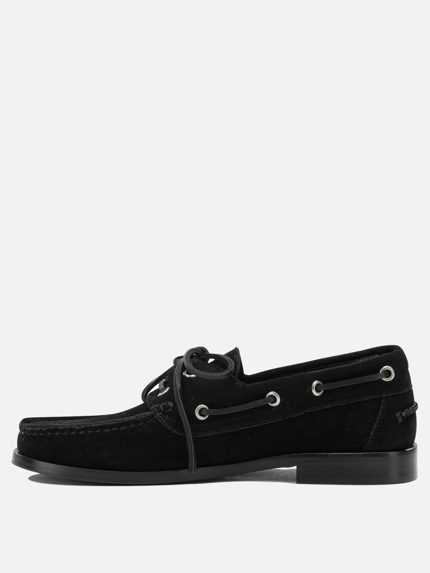 Loafers 100% cow suede leather - 50% cow leather 50% rubber  Black - Aeyde Women | PDP | VIETTI Online Store | thumbnail_3