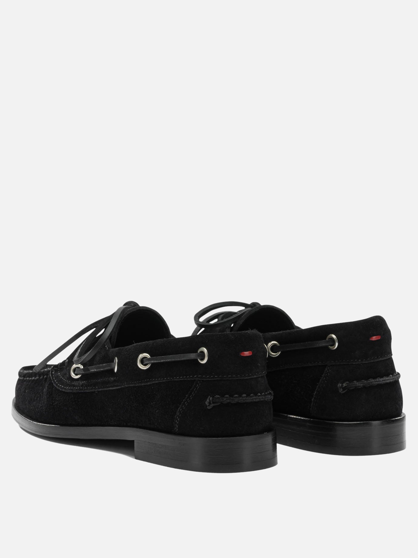 Loafers 100% cow suede leather - 50% cow leather 50% rubber  Black - Aeyde Women | PDP | VIETTI Online Store | thumbnail_4