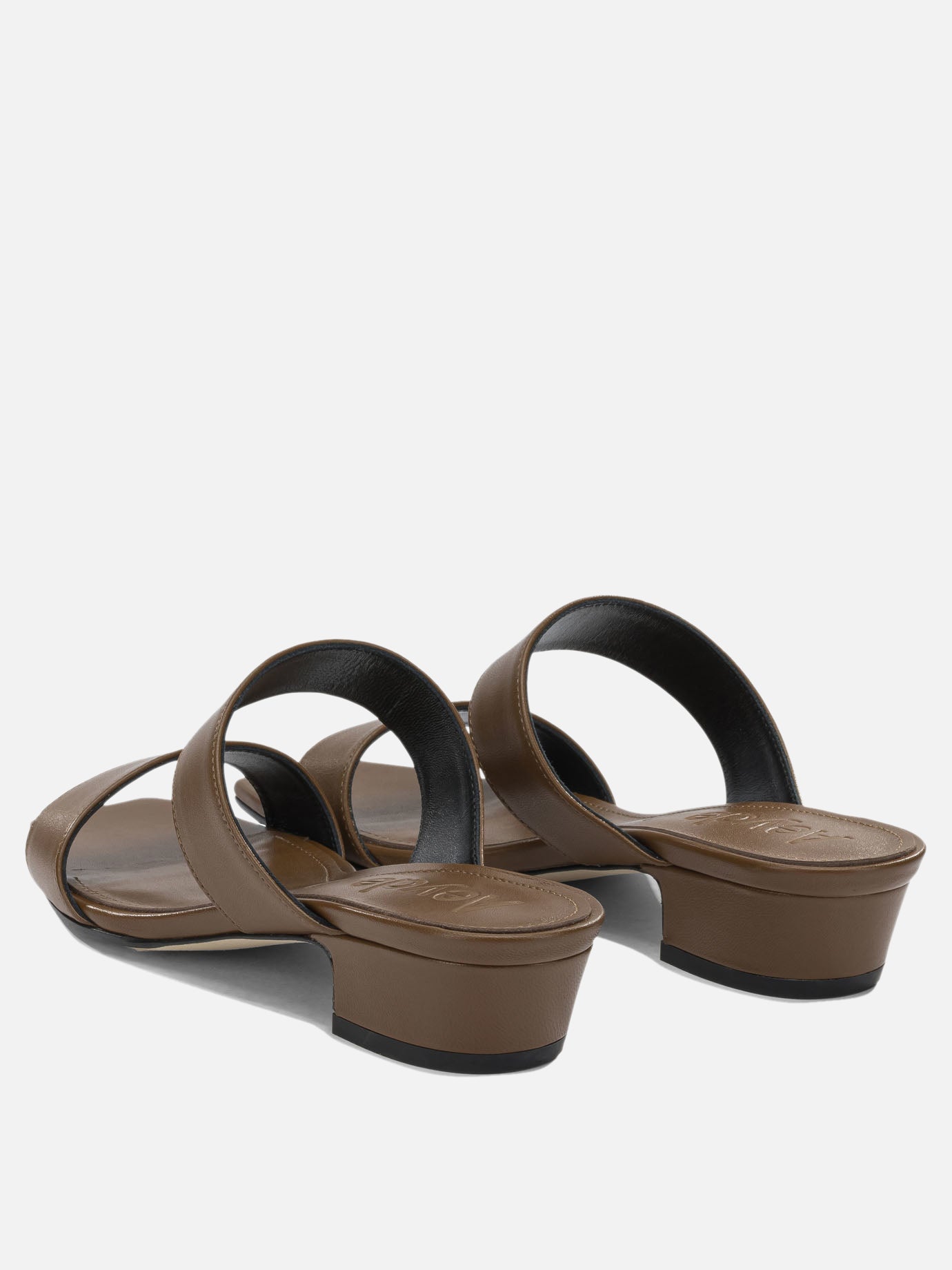 Heeled sandals 100% nappa leather - 100% cow leather  Brown - Aeyde Women | PDP | VIETTI Online Store | Zoom-Modal_4
