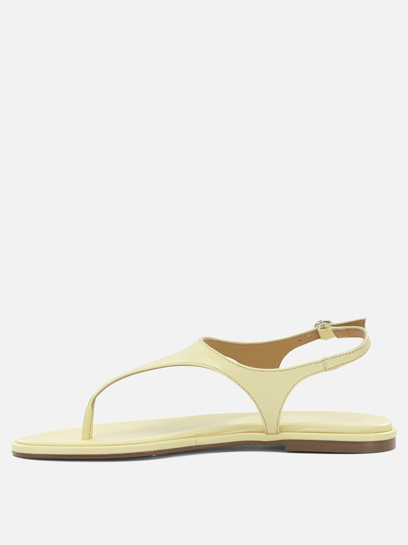 Flat sandals 100% nappa leather - 100% cow leather  Yellow - Aeyde Women | PDP | VIETTI Online Store | Zoom-Modal_3
