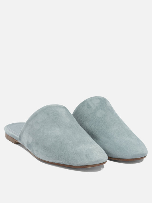 Sandali bassi 100% kid suede leather - 100% cow leather  Azzurro - Aeyde Donna | PLP | VIETTI Online Store | 2
