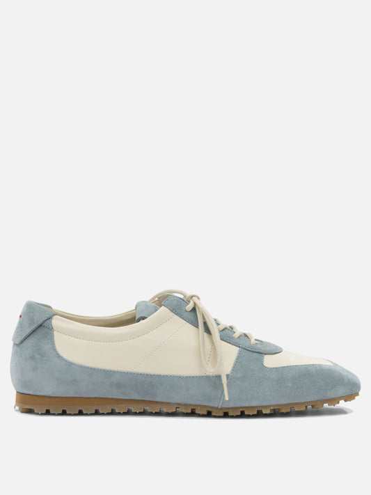 Low top sneakers 50% nappa leather 50% kid suede leather - 100% rubber  Light blue - Aeyde Women | PLP | VIETTI Online Store 
