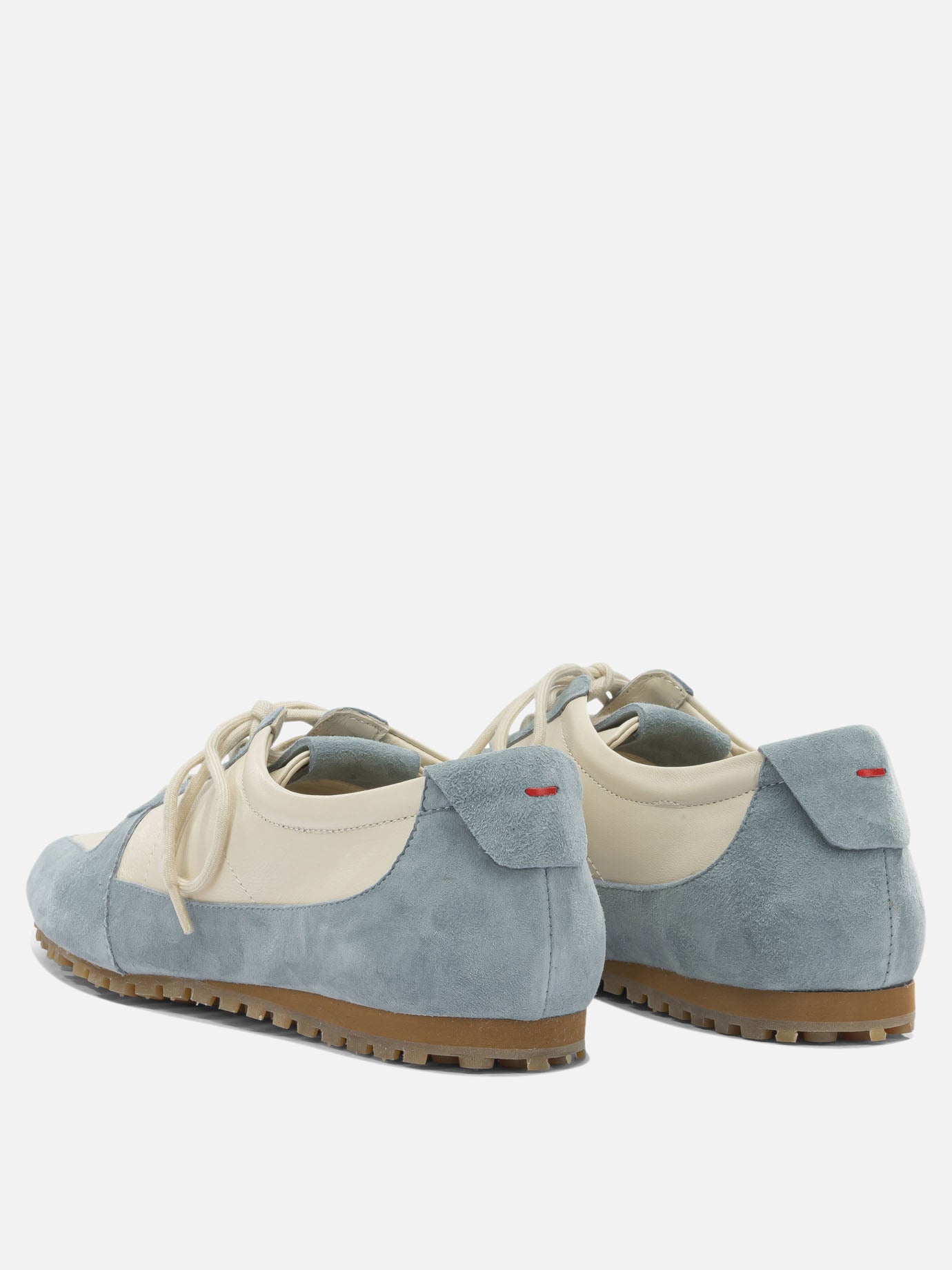 Low top sneakers 50% nappa leather 50% kid suede leather - 100% rubber  Light blue - Aeyde Women | PDP | VIETTI Online Store | thumbnail_4