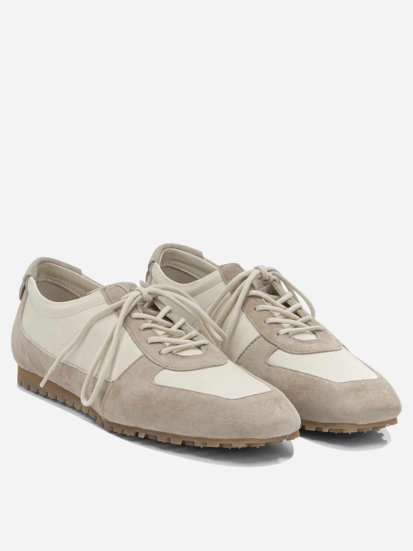 Low top sneakers 50% nappa leather 50% kid suede leather - 100% rubber  Beige - Aeyde Women | PDP | VIETTI Online Store | thumbnail_2