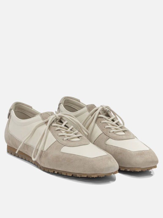 Low top sneakers 50% nappa leather 50% kid suede leather - 100% rubber  Beige - Aeyde Women | PDP | VIETTI Online Store | 2
