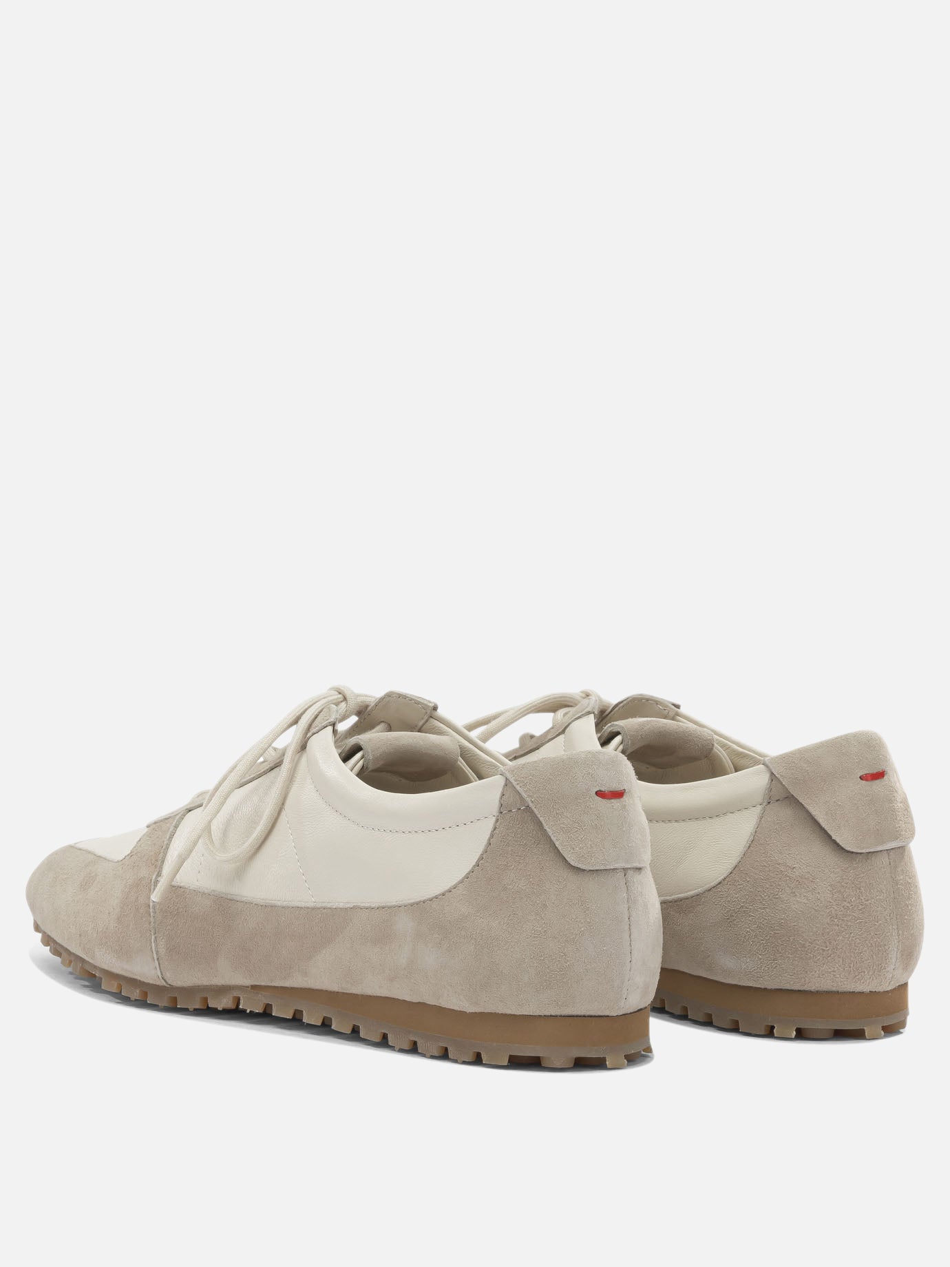 Low top sneakers 50% nappa leather 50% kid suede leather - 100% rubber  Beige - Aeyde Women | PDP | VIETTI Online Store | thumbnail_4
