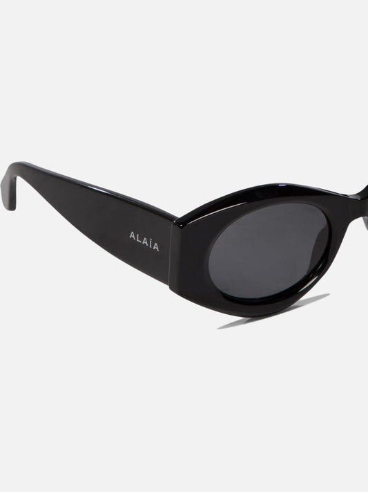Cat-eye 100% recycled acetate  Black - Alaïa Women | PDP | VIETTI Online Store | 2
