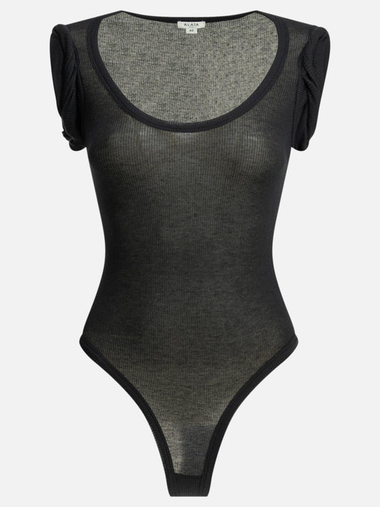 Bodysuits Solid colour  Black - Alaïa Women | PLP | VIETTI Online Store 
