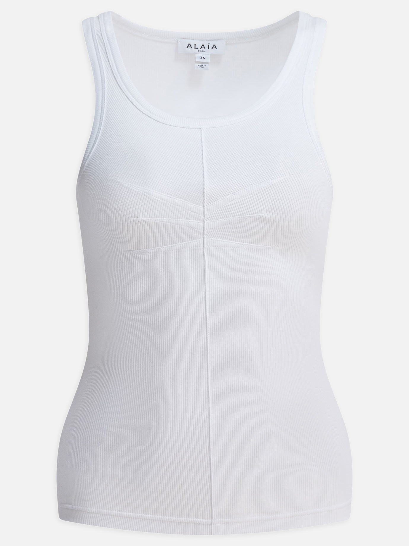 Canotte Solid colour  Bianco - Alaïa Donna | PDP | VIETTI Online Store | Zoom-Modal
