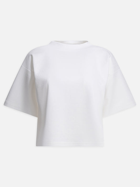 T-shirt girocollo Solid colour  Bianco - Alaïa Donna | PDP | VIETTI Online Store 

