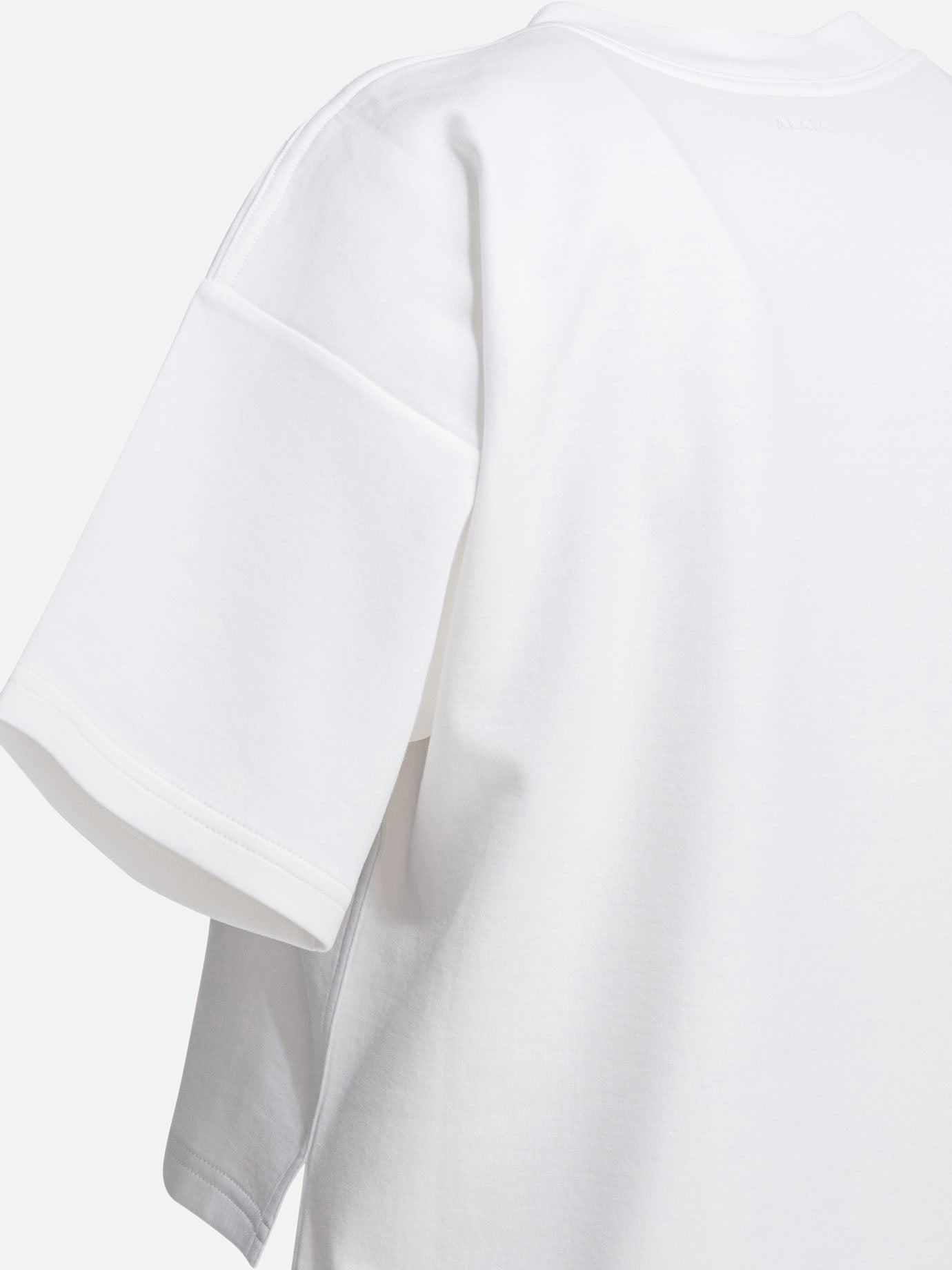 T-shirt girocollo Solid colour  Bianco - Alaïa Donna | PDP | VIETTI Online Store | thumbnail_4