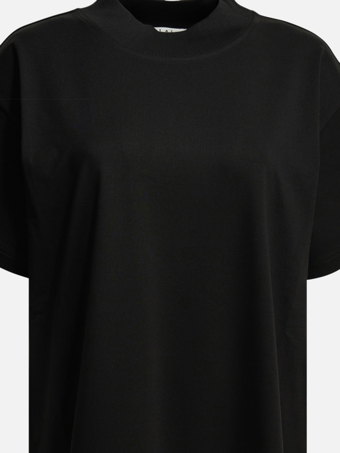 Crewneck t-shirts Solid colour  Black - Alaïa Women | PDP | VIETTI Online Store | thumbnail_3
