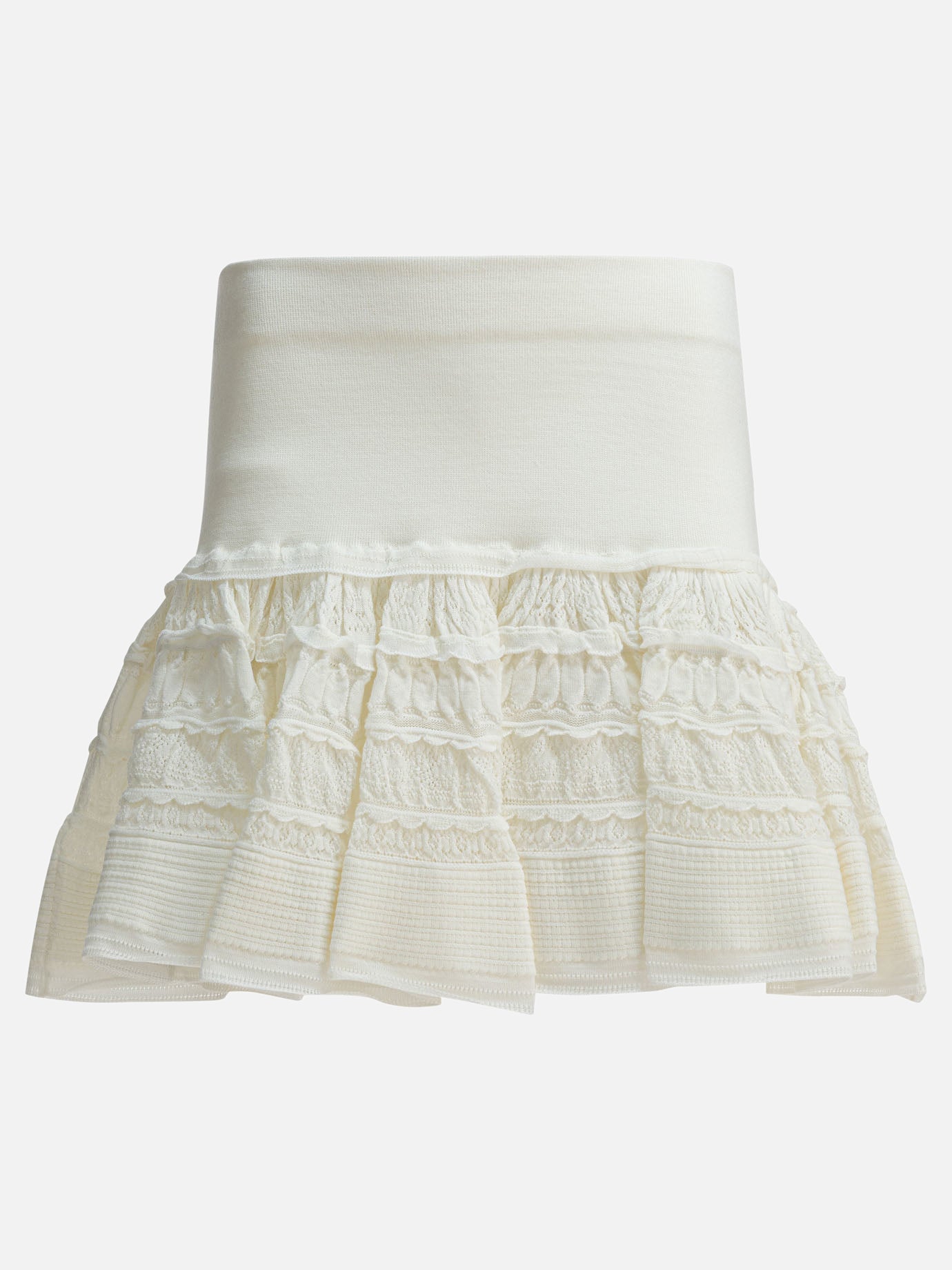 Minigonne Solid colour  Bianco - Alaïa Donna | PDP | VIETTI Online Store | Zoom-Modal
