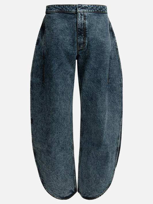 Wide-leg jeans Solid colour  Light blue - Alaïa Women | PLP | VIETTI Online Store 
