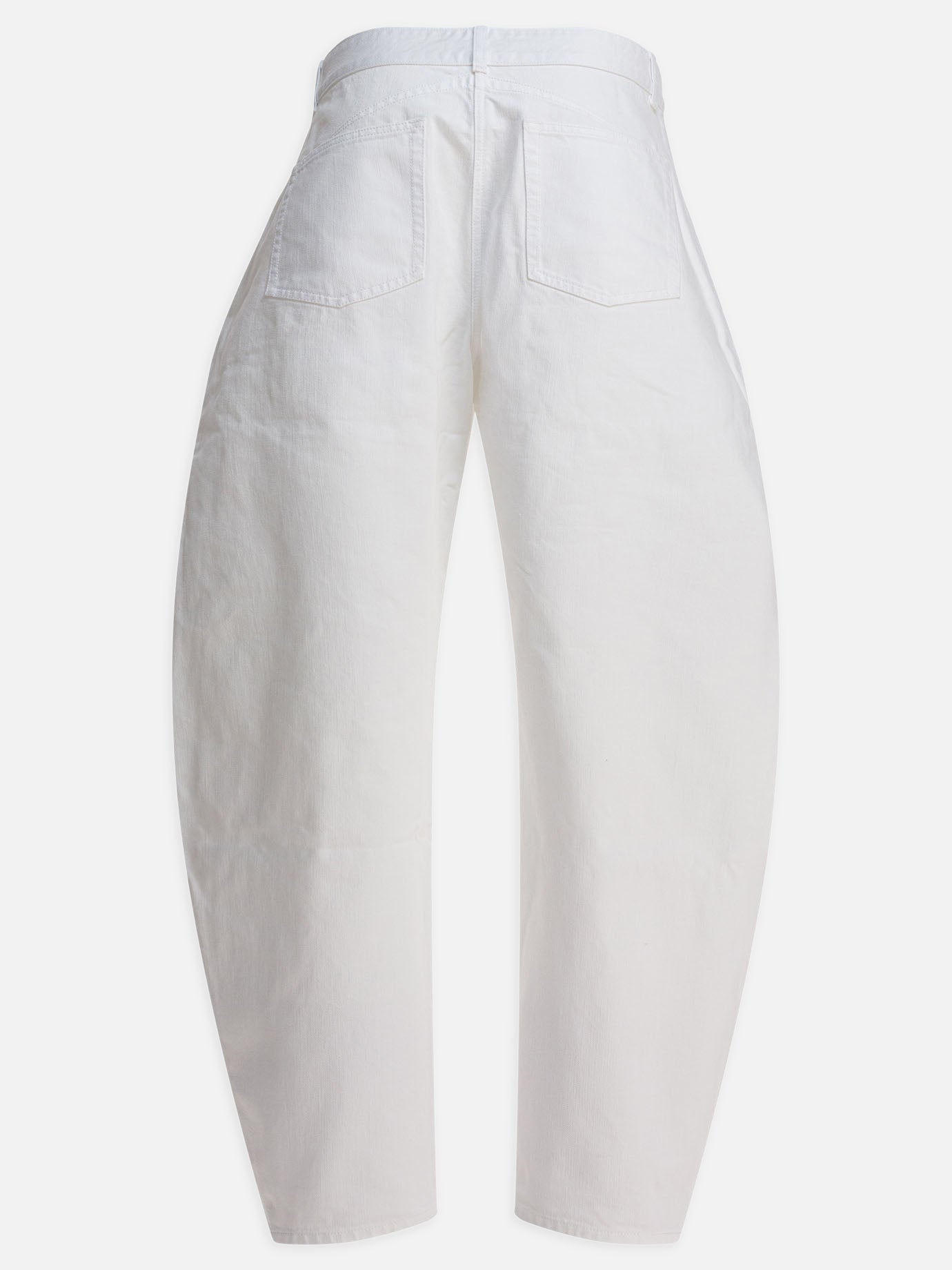 Wide-leg jeans Solid colour  White - Alaïa Women | PDP | VIETTI Online Store | thumbnail_4