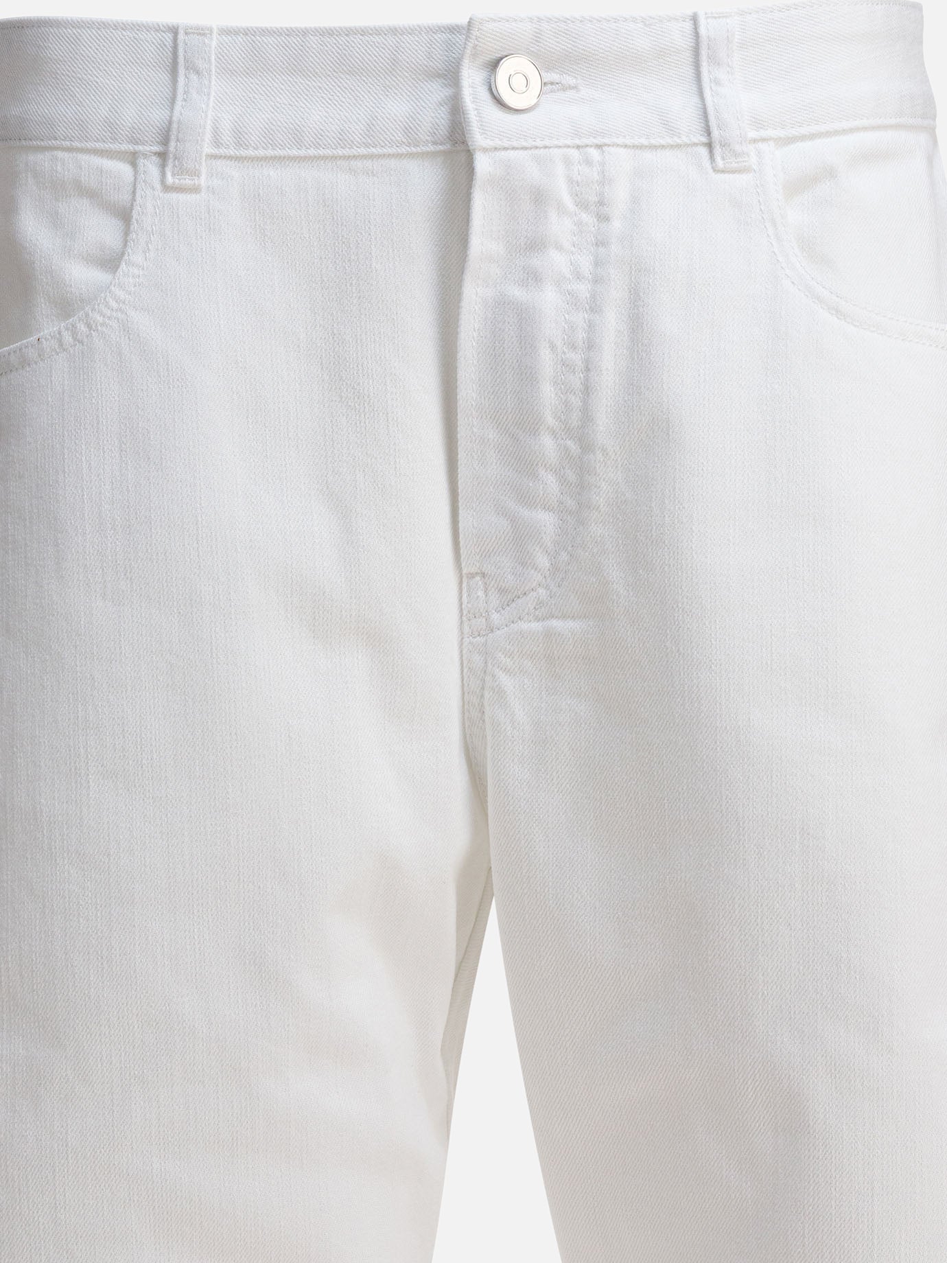 Wide-leg jeans Solid colour  White - Alaïa Women | PDP | VIETTI Online Store | thumbnail_3