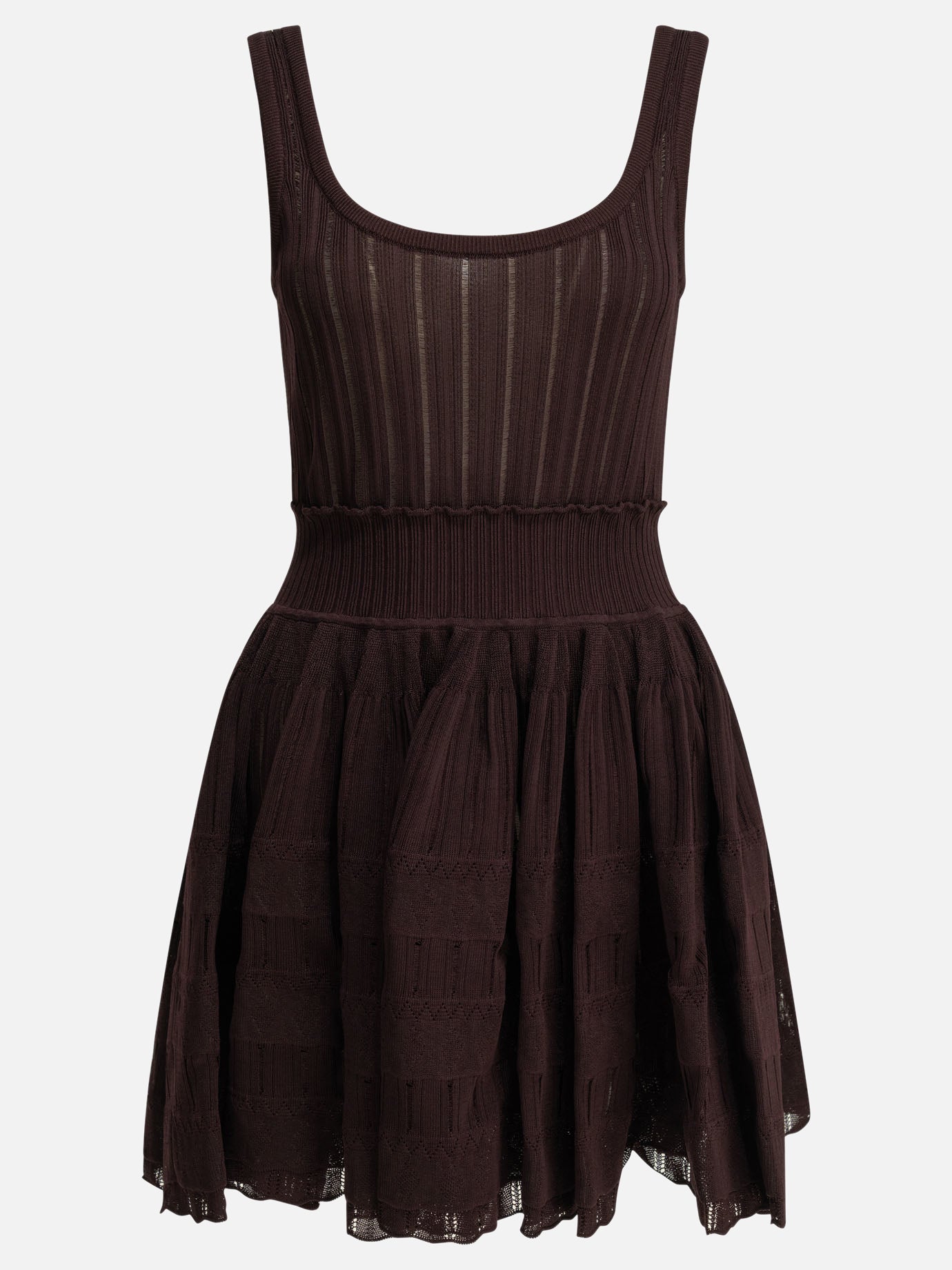 Mini dresses Solid colour  Bordeaux - Alaïa Women | PDP | VIETTI Online Store | Zoom-Modal
