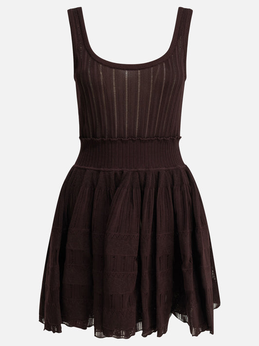 Mini dresses Solid colour  Bordeaux - Alaïa Women | PLP | VIETTI Online Store 
