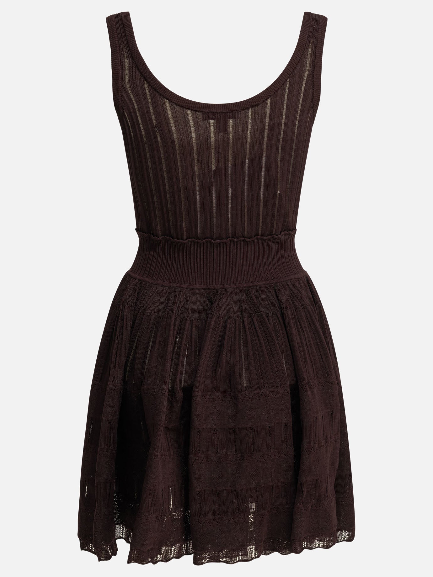 Mini dresses Solid colour  Bordeaux - Alaïa Women | PDP | VIETTI Online Store | thumbnail_2